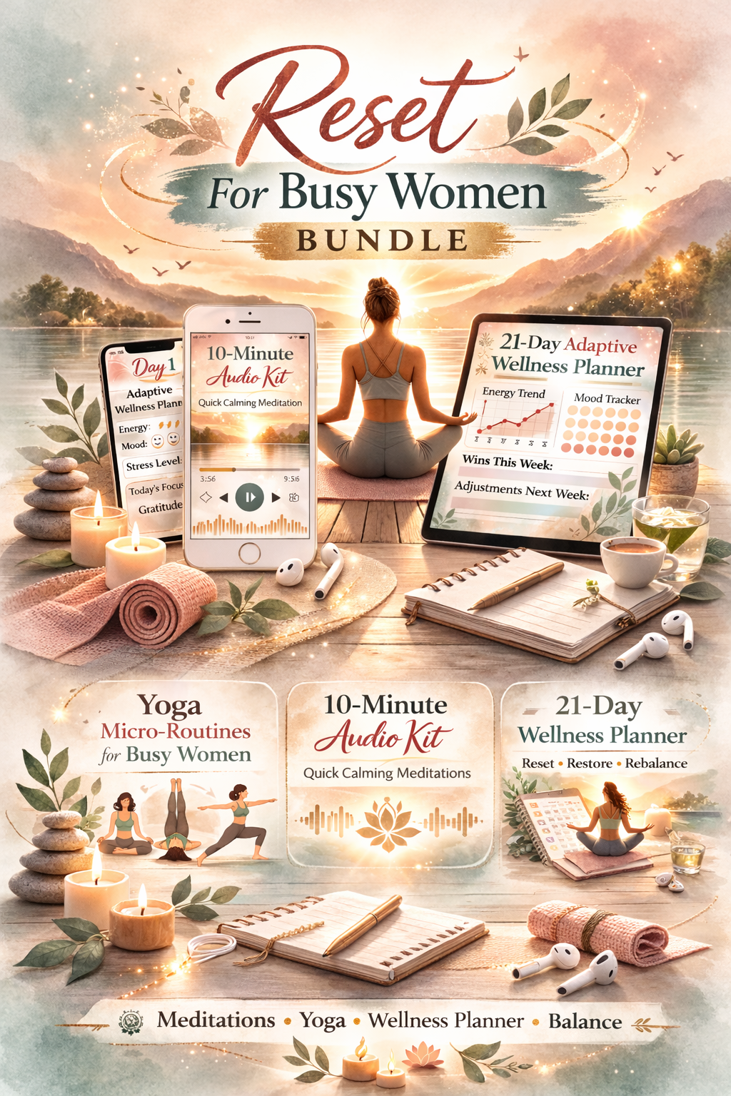Relief Yoga for Busy Women Bundle